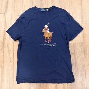 Ralph Lauren Polo Bear Navy Blue Men's Tee